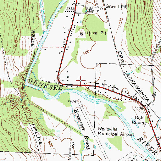 Topographic Map of Riverside Assembly of God, NY