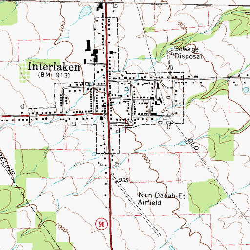 Topographic Map of Saint Francis Solanus Catholic Church, NY