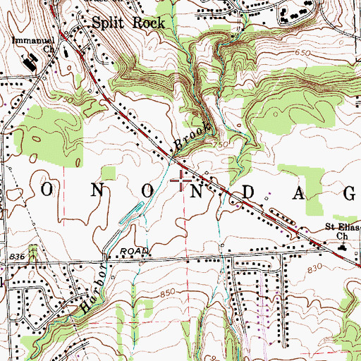 Topographic Map of Saint George Macedonian Orthodox Church, NY
