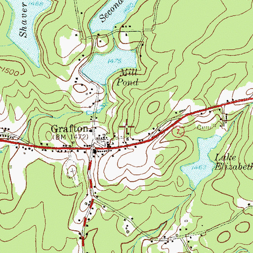 Topographic Map of Saint John Francis Regis Catholic Church, NY