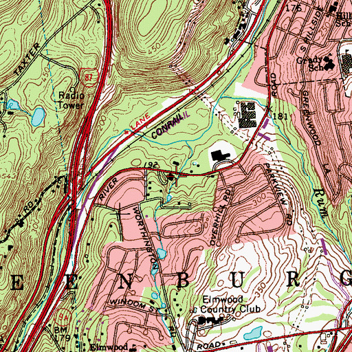 Topographic Map of Saint Joseph of Arimathea Episcopal Church, NY