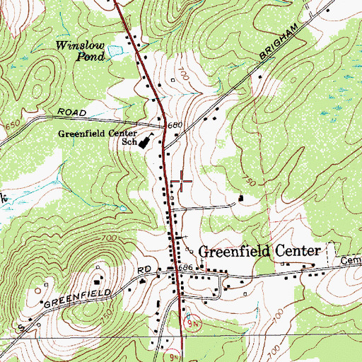 Topographic Map of Saint Joseph's Roman Catholic Church, NY