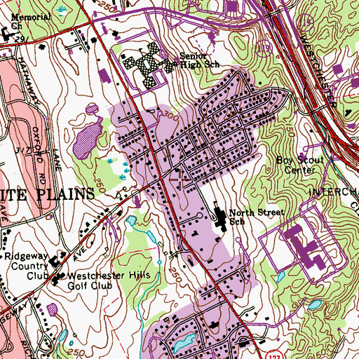 Topographic Map of Saint Nicholas of Myra Byzantine Catholic Church, NY