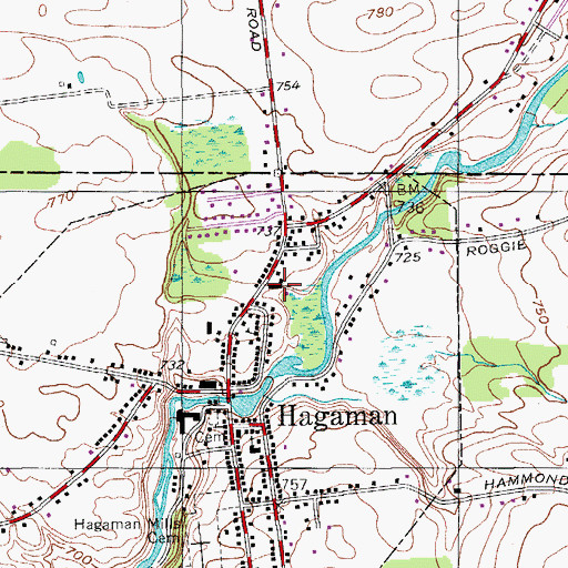 Topographic Map of Saint Stephen's Catholic Church, NY
