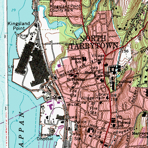Topographic Map of Saint Teresa's Church, NY