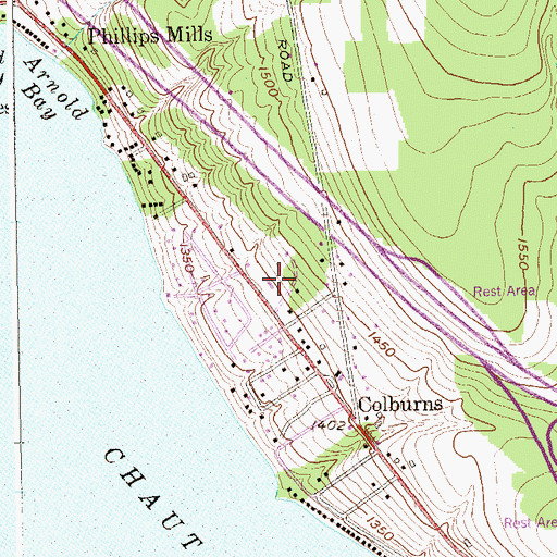 Topographic Map of Saint Timothy Lutheran Church, NY