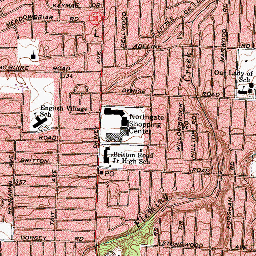 Topographic Map of Saintuary Ministries, NY