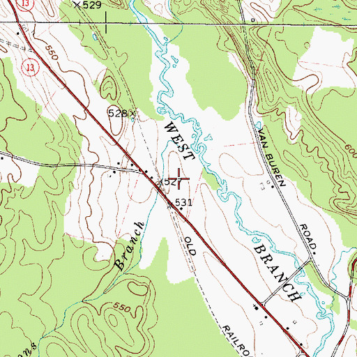 Topographic Map of Servants Baptist Church, NY