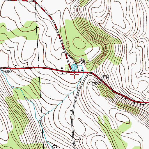Topographic Map of Seventh Day Adventist Church, NY