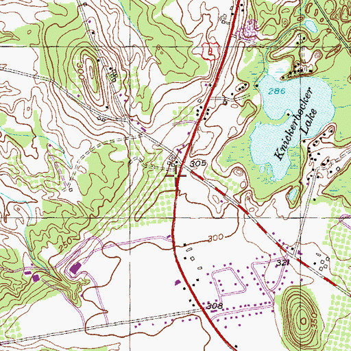 Topographic Map of Seventh Day Adventist Church, NY