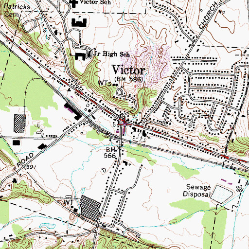 Topographic Map of Whitestone Christian Fellowship, NY