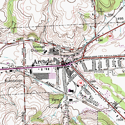 Topographic Map of United Church of Christ, NY