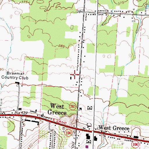 Topographic Map of Victory Community Church, NY