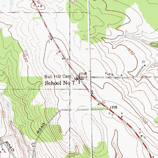Topographic Map of Wesleyan Church, NY