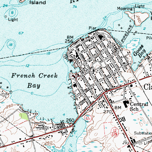 Topographic Map of Antique Boat Museum, NY
