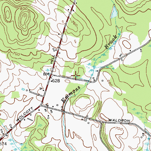 Topographic Map of Camden Village Wastewater Treatment Plant, NY