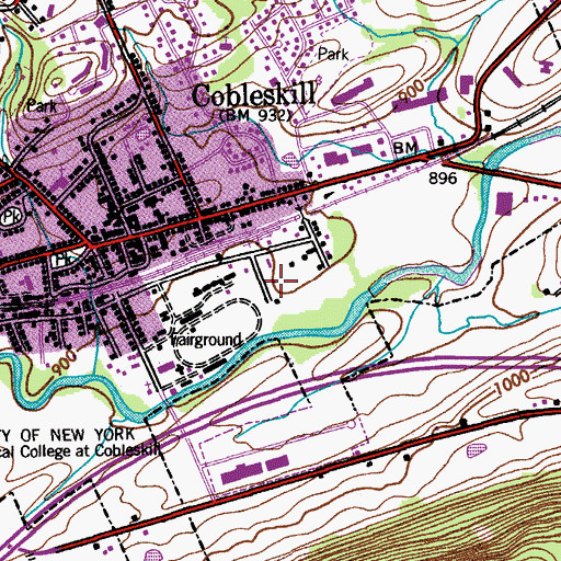 Topographic Map of Cobleskill Village Water Pollution Control Plant, NY