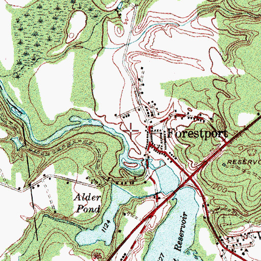 Topographic Map of Forestport Town Wastewater Treatment Plant, NY