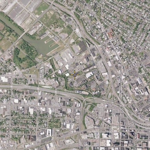 Aerial/Satellite Image of Franklin Square Post Office, NY