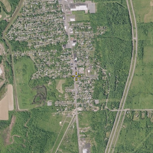 Aerial/Satellite Image of Nedrow Post Office, NY