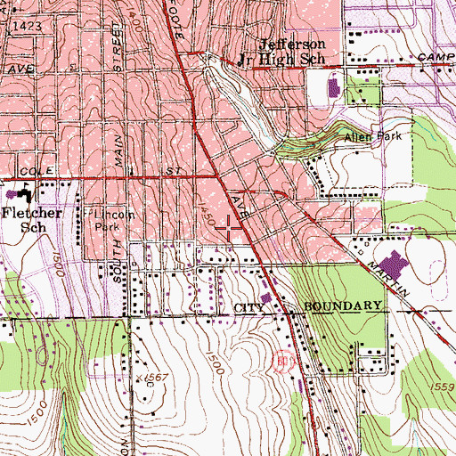Topographic Map of Southside Post Office, NY