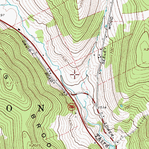 Topographic Map of Ballards Mobile Home Park, NY
