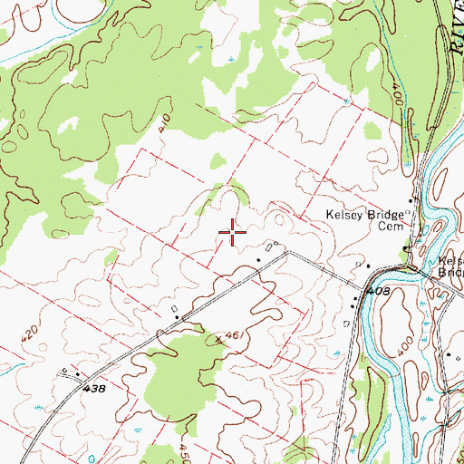 Topographic Map of Indian River Estates Mobile Home Park, NY