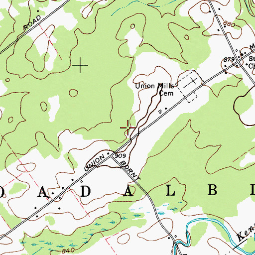Topographic Map of Indian Village Mobile Home Park, NY