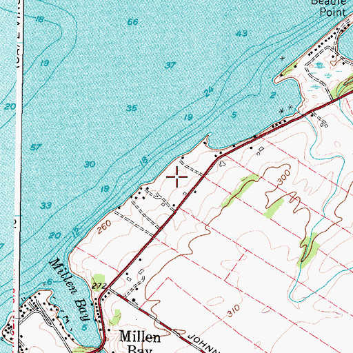 Topographic Map of Lazy Acres Mobile Home Park, NY