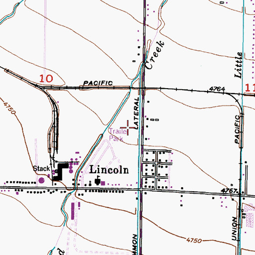 Topographic Map of Idaho Falls Fire Department Station 2, ID
