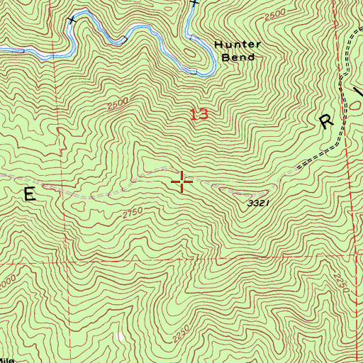 Topographic Map of Jawbone Ridge, CA