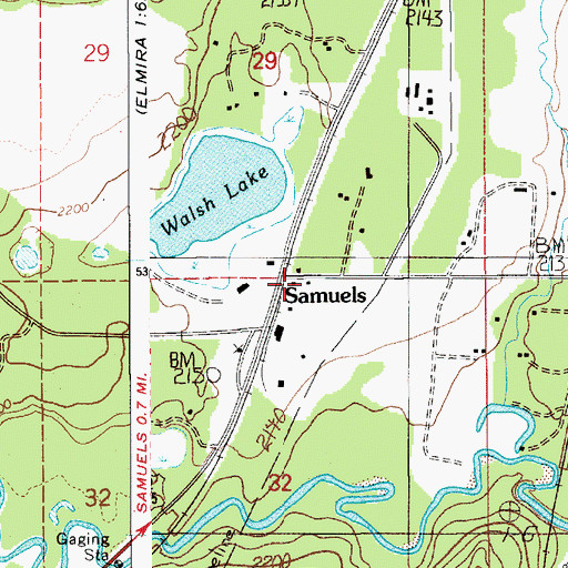 Topographic Map of Northside Fire District Station 4, ID