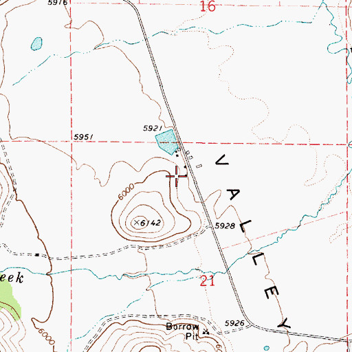 Topographic Map of Bear Lake Volunteer Fire Protection District Station 11, ID