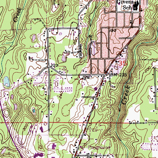 Topographic Map of South Kitsap Fire and Rescue Station 31 Port Orchard, WA
