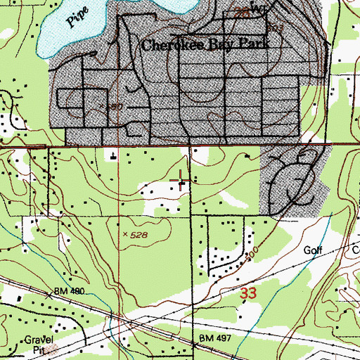 Topographic Map of King County Fire Protection District 43 Maple Valley Fire and Life Safety Station 83, WA