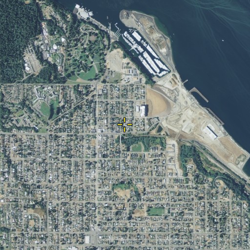 Aerial/Satellite Image of Ruston Fire Department, WA