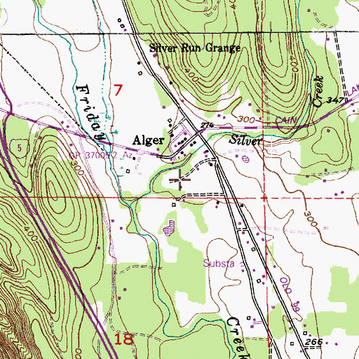 Topographic Map of Skagit County Fire District 14 Alger Fire Department, WA