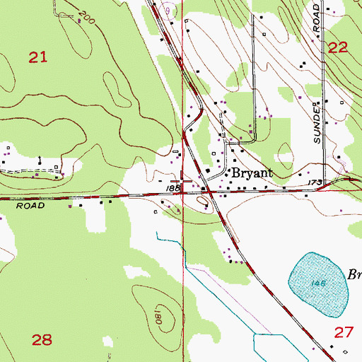 Topographic Map of Snohomish County Fire Protection District 18 Station 1, WA
