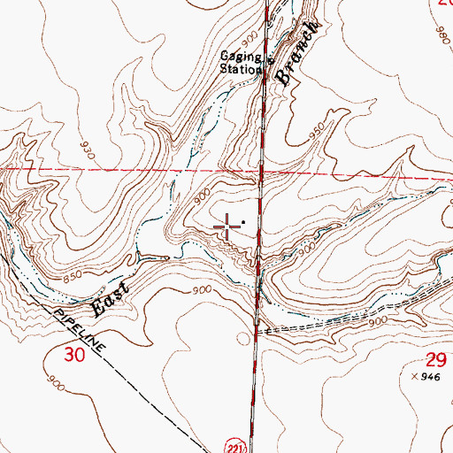 Topographic Map of Benton County Fire Protection District 5 Station 540, WA