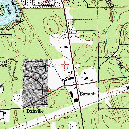 Topographic Map of King County Fire Protection District 43 Maple Valley Fire and Life Safety Station 80, WA