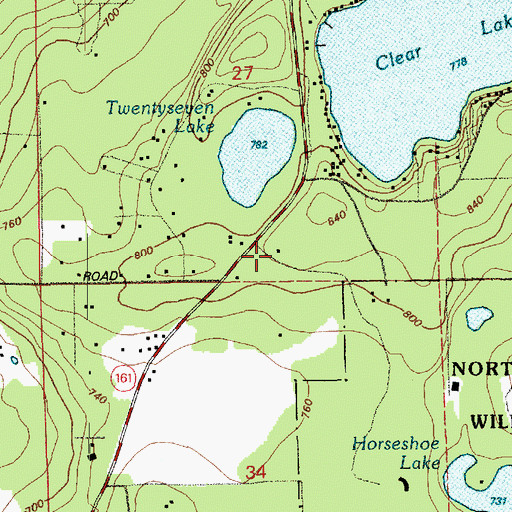 Topographic Map of South Pierce Fire and Rescue Station 175, WA