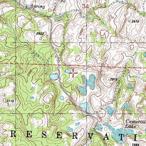 Topographic Map of Okanogan County Fire District 8 Hajny Unit, WA