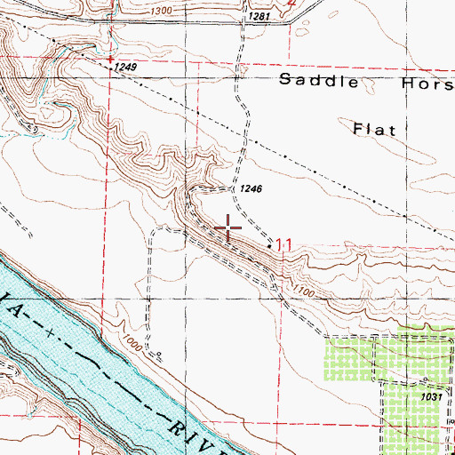 Topographic Map of Okanogan County Fire District 8 Wells Unit, WA