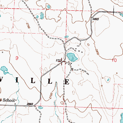 Topographic Map of Okanogan County Fire District 8 Goldmark Unit, WA