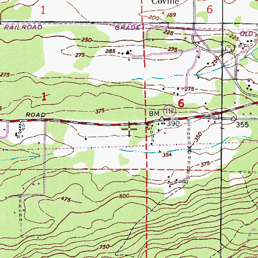 Topographic Map of Clallam County District 4 Station 2, WA