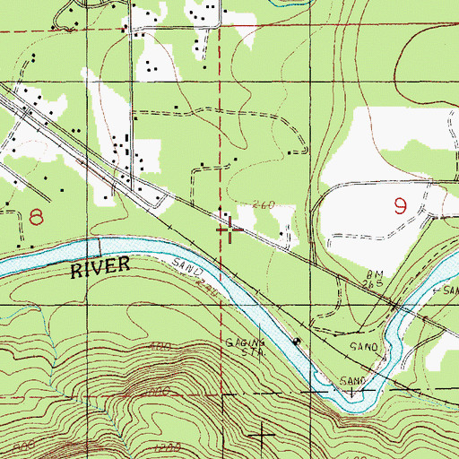 Topographic Map of Snohomish County Fire District 26 Station 54, WA