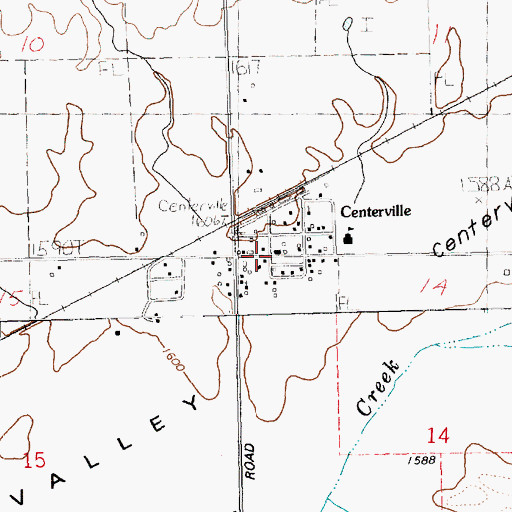 Topographic Map of Klickitat County Fire Protection District 5, WA