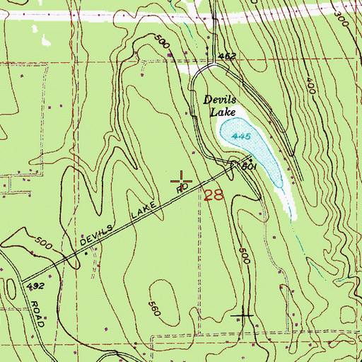 Topographic Map of Snohomish County Fire District 7 Station 75 - Lost Lake, WA