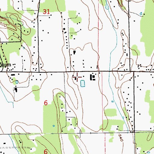 Topographic Map of King County Fire Protection District 44 Mountain View Fire and Rescue Station 96, WA