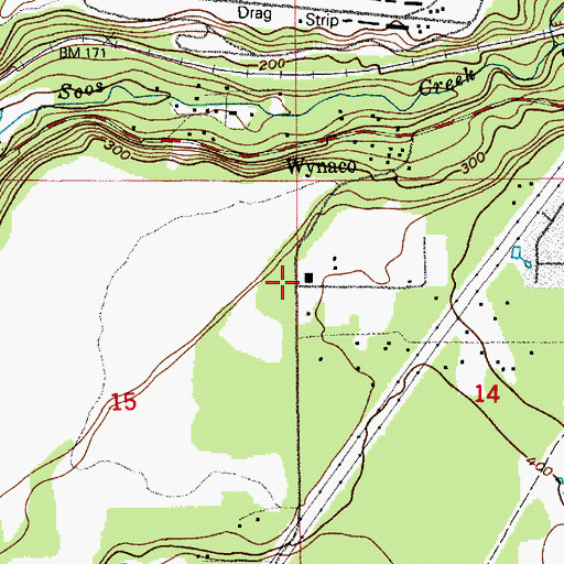 Topographic Map of King County Fire Protection District 44 Mountain View Fire and Rescue Station 95 Headquarters, WA